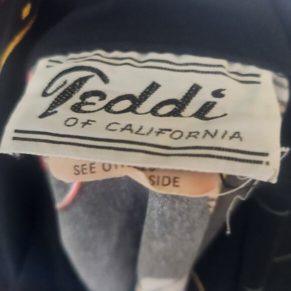 vintage women's Teddi of California blouse - Picture 4 of 4